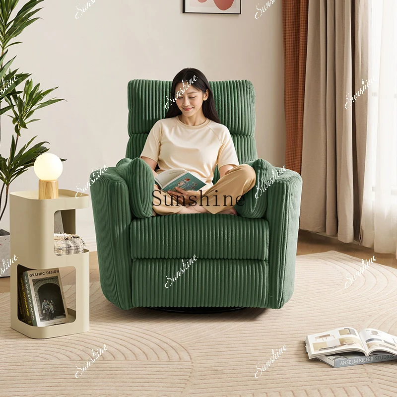 Corduroy fabric single chair functional sofa can be turned lazy electric simple modern  FT