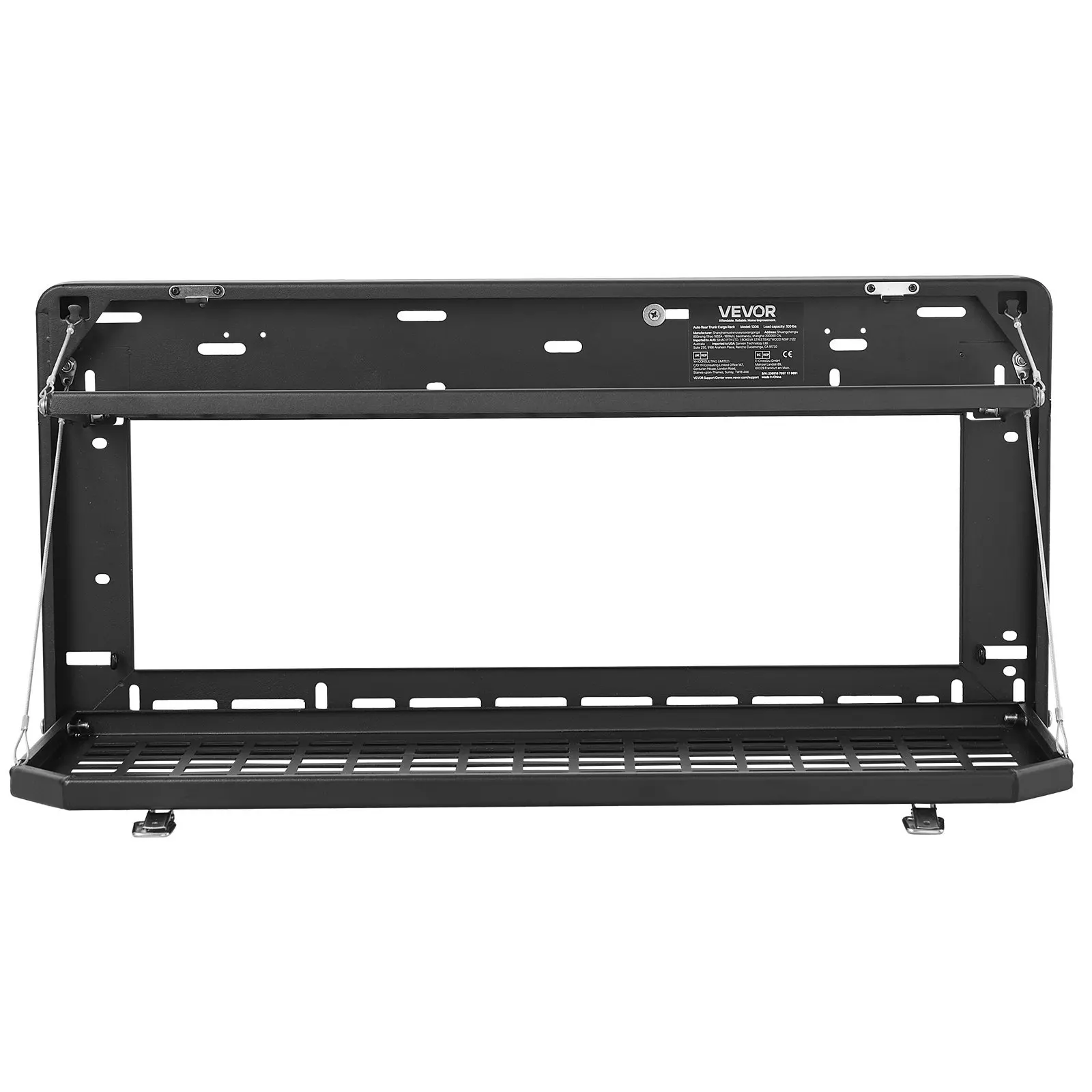 

Складной столик на заднюю дверь для Jeep Wrangler JK 2007-2024, 100 фунтов, из углеродистой стали, с двойным слоем и системой Molle, откидной, задний.