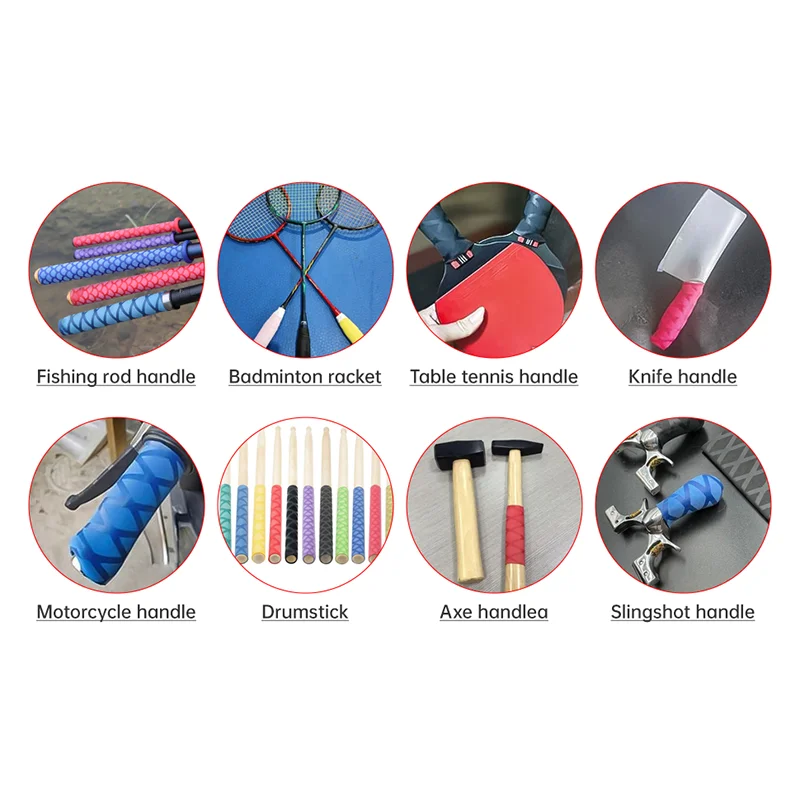 

Bicycle Handle Anti Skid Fishing Rod Wrap Waterproof Protector 15/18/20/22/25/28/30/35/40/45mm Purple Non-Slip Heat Shrink Tube