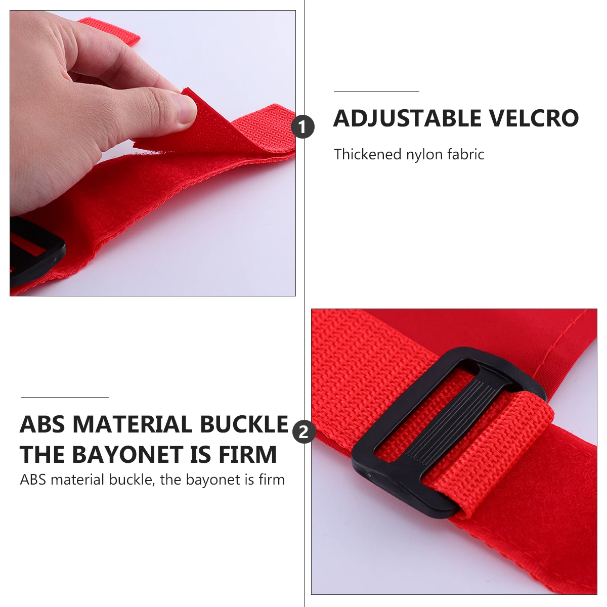 

Extinguisher Strap Nylon Durable Red Fixed Style Flashlight Cup Holder Band Vehicle-Mounted Rope Strap Fixing Cord Wearproof