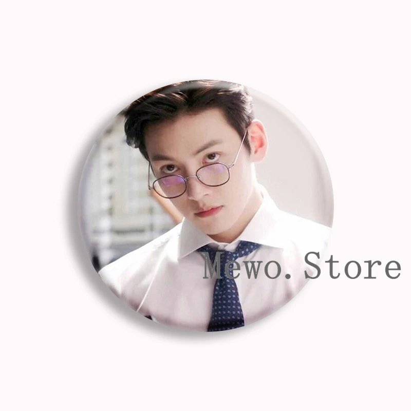 Korean Star Ji Chang Wook Soft Button Pin Kawaii Meme Brooch Badge