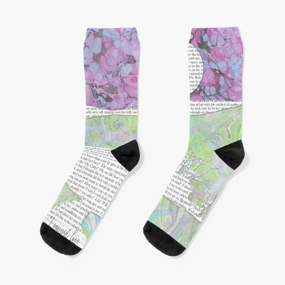 Wuthering Heights I Cannot Live Without my Soul Socks Stockings Men's cool shoes Socks For Men Women's