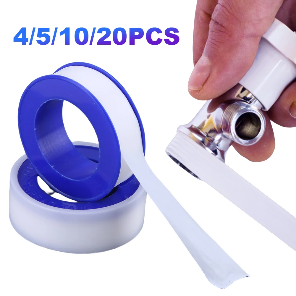 

Plumbers Tape 520 Inch Length Duct Tape 1/2 Inch Width Water Pipe Sealing Tape Multi-Function for Home Plumbing Pipe Sealing