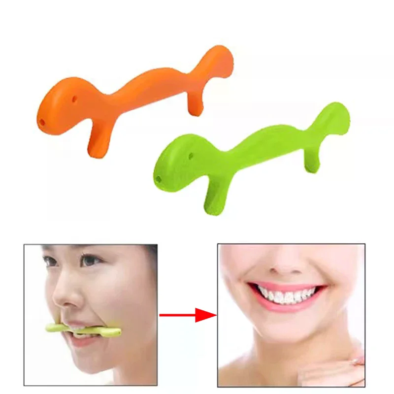 Portable Smile Training Corrector 3 Color Muscles Stretching Lifting Facial Exerciser Silicone Facial Fitness Exercise
