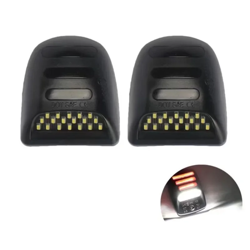 

LED License Number Plate Light White for Cadillac Escalade GMC Sierra Yukon XL1500 2500 ESV EXT Led License Plate Lights Good