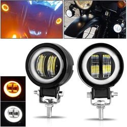 3INCH 20W Motorcycle LED Angel Eye Work Light Bar Spot Lamp Offroad Car Boat Truck SUV Pickup 12V 24V Driving Fog Lamp Headlight