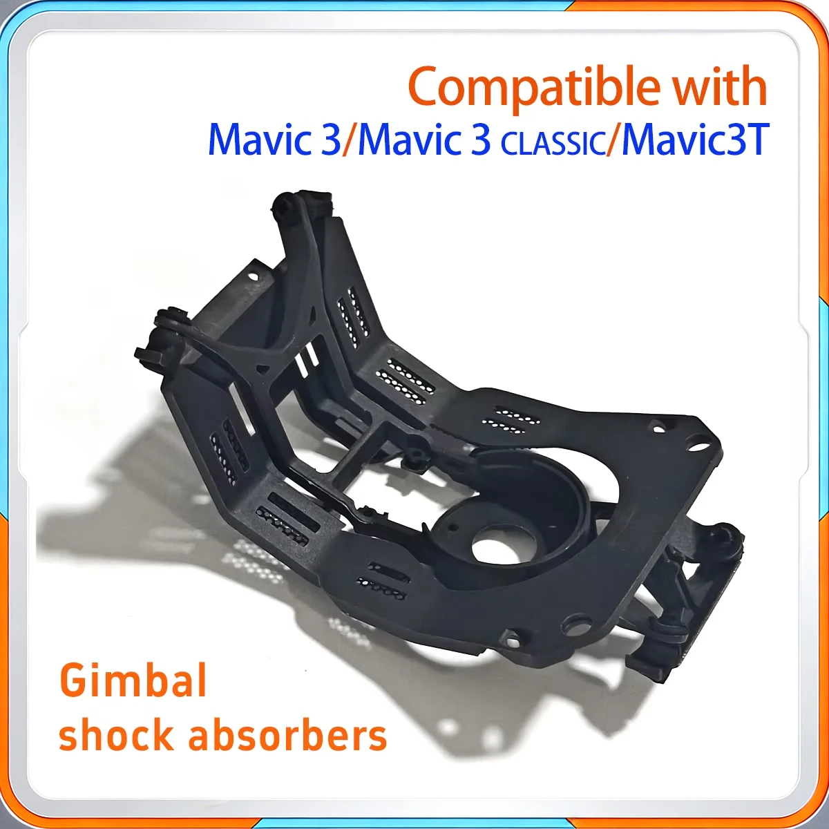 Suitable for DJI Mavic 3/3PRO/3 CLASSIC/3T gimbal shock absorbers, dampers, including upper lower bracket rubber balls view 6