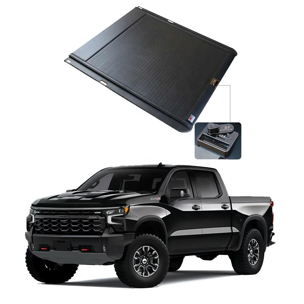 Wholesale Custom Logo Aluminum Pickup Truck Bed Cover Tonneau Cover For 2018 gmc sierra Canyon 5.8 bed  truck accessories