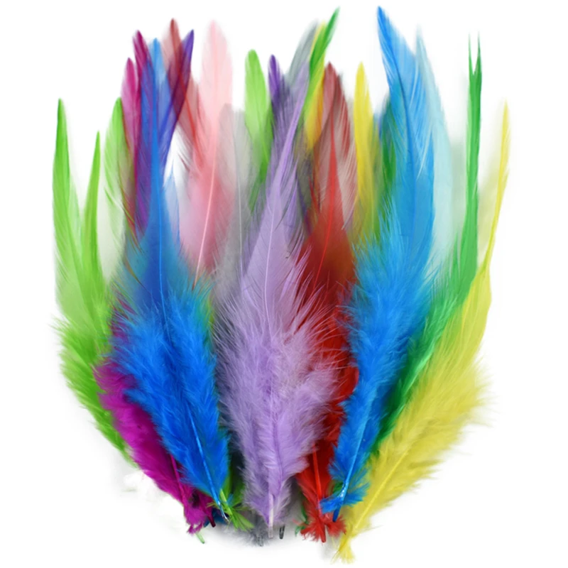 

20Pcs Colored Pheasant Feathers for Needlework Jewelry Handicrafts Plume Small Chicken Dream Catcher Accessories Decor Clothes
