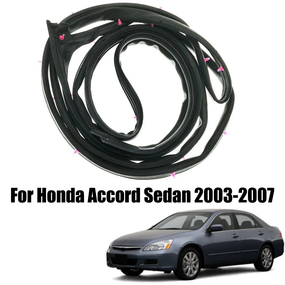Для Honda Accord Sedan 2003-2007 передняя задняя левая передняя дверь автомобиля уплотнитель замена 72365-SDA-A01 автомобильные аксессуары Для Honda Accord Sedan 2003-2007 передняя задняя левая передняя дверь автомобиля уплотнитель замена 72365-SDA-A01 автомобильные аксессуары