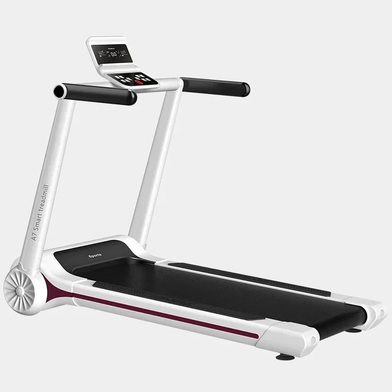 

New Treadmill Smart Home Foldable Bluetooth Fitness Equipment Double Roller Treadmill Electric Drive Force Three-speed Adjustmen