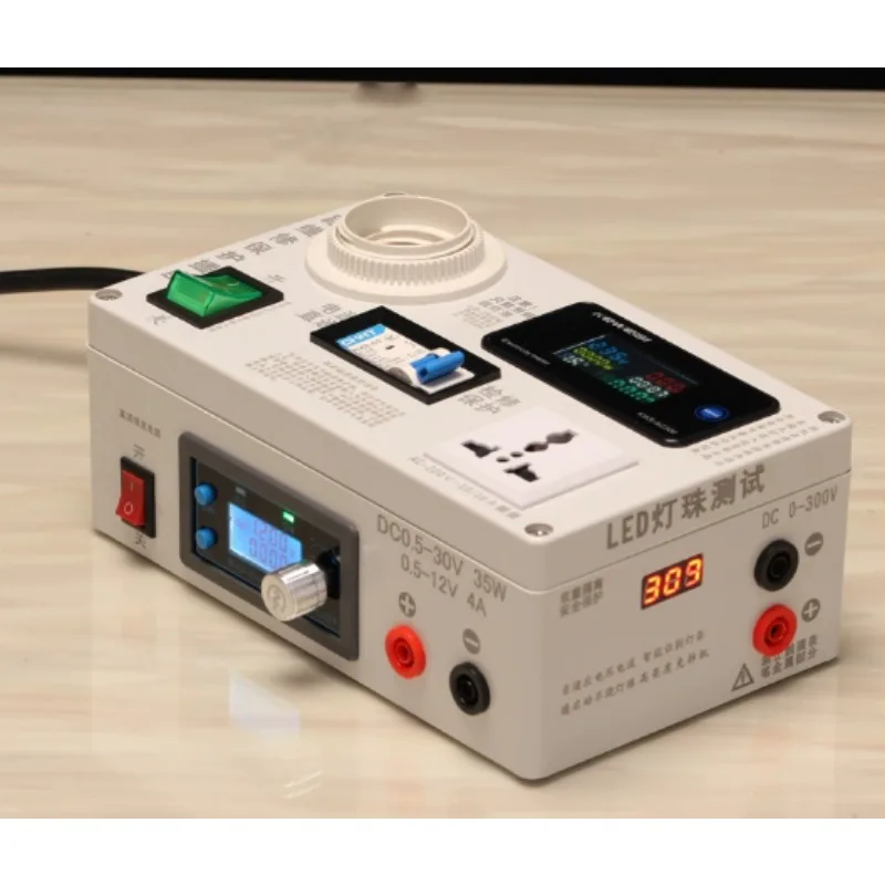 Portable Electrical Test Power Meter-Protection Socket with Ammeter for Maintenance (Induction Cooker/TV/Switching Power Supply)