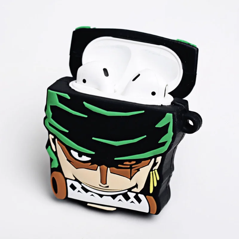 

One Piece Zoro Silicone Earphone Case for Airpods 1 2 3 Pro Wireless Bluetooth Headphone Case Birthday Gifts