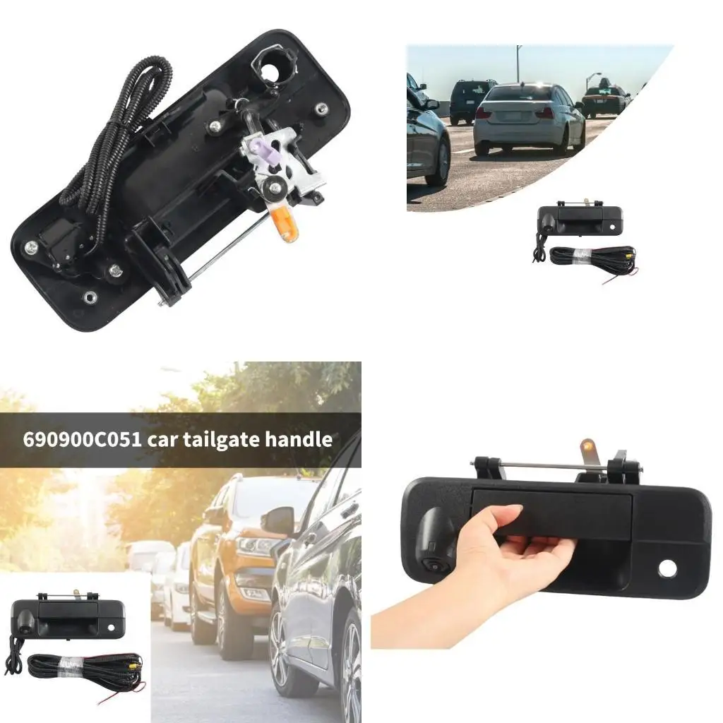 

02DE Tailgate Handle Camera set Enhances Parking Safety Simple Installs for Vehicle