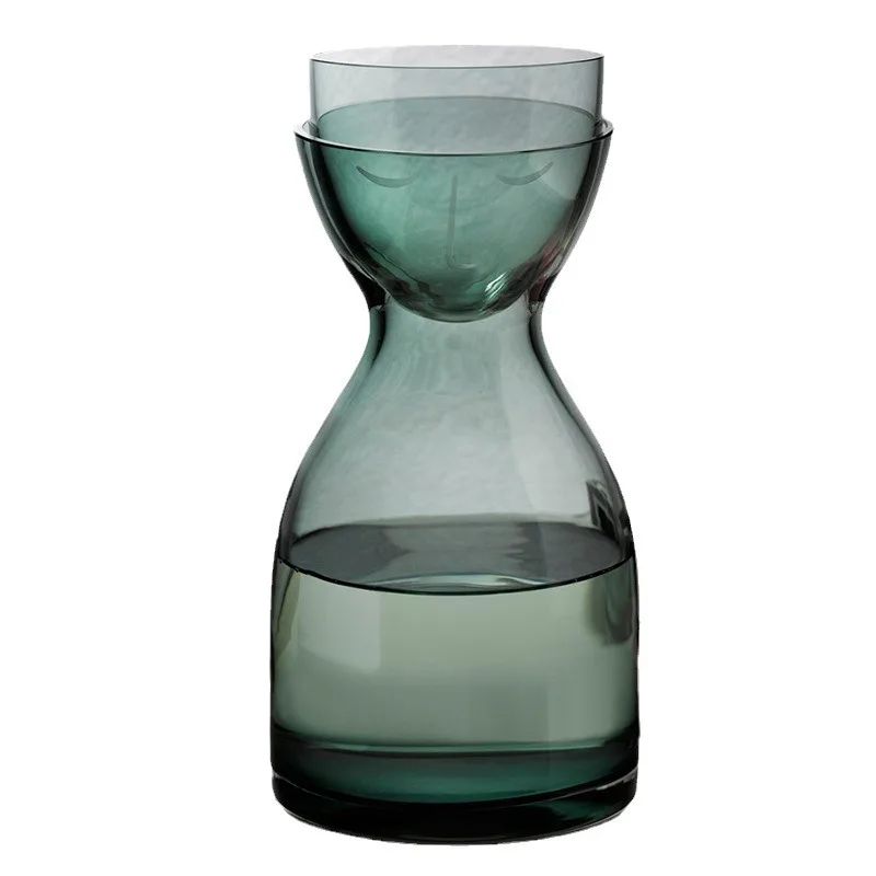 Simple and fashionable personalized cold kettle set, cold drink cup two-piece set