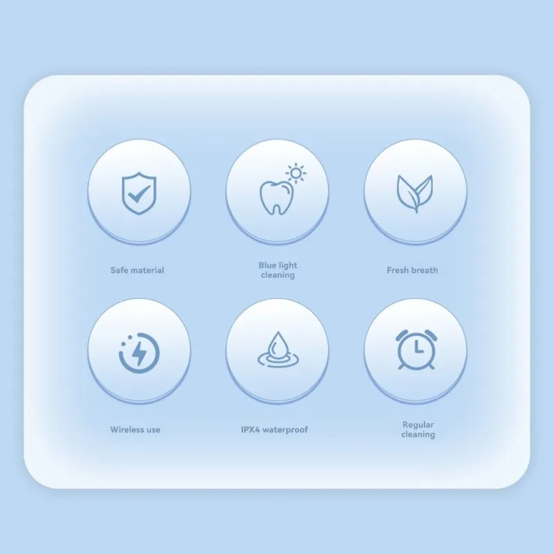 فرشاة أسنان كهربائية على شكل حرف U للبالغين لتبييض الأسنان-360 ° تنظيف الفم، حماية اللثة، تصميم بدون استخدام اليدين #1