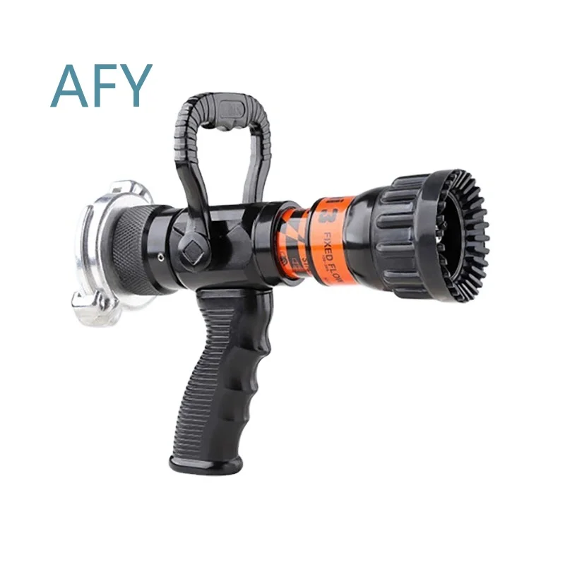 Aluminum Firefighting Nozzle for 51mm 66mm Hose Pistol Grip Branch Spray Tool Emergency Rescue Equipment Fire Brigade Gear