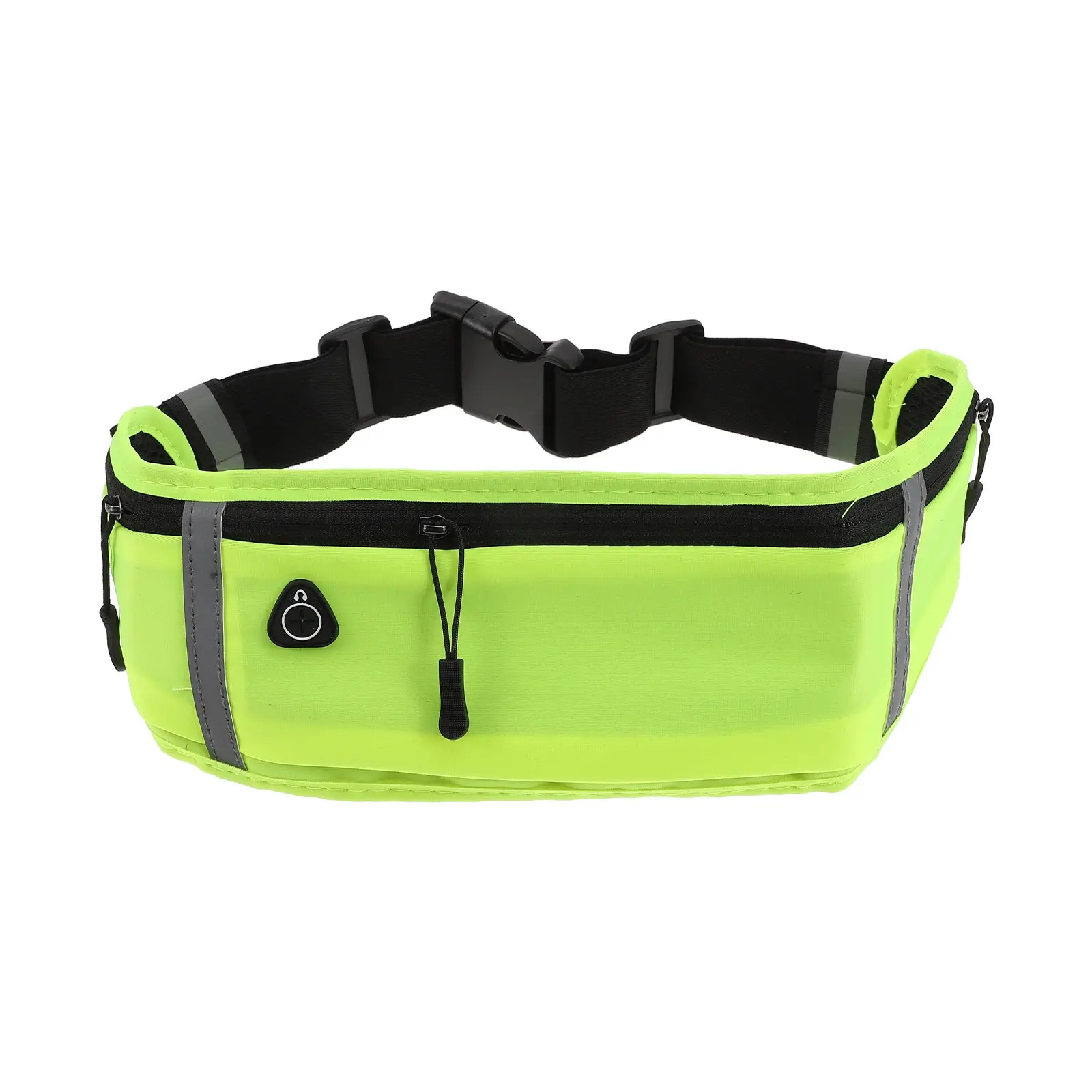 1Pcs Running Waist Pack Waterproof Sports Bag Reflective Strip Adjustable Belt Ergonomic Design Music Phone Holder Outdoor