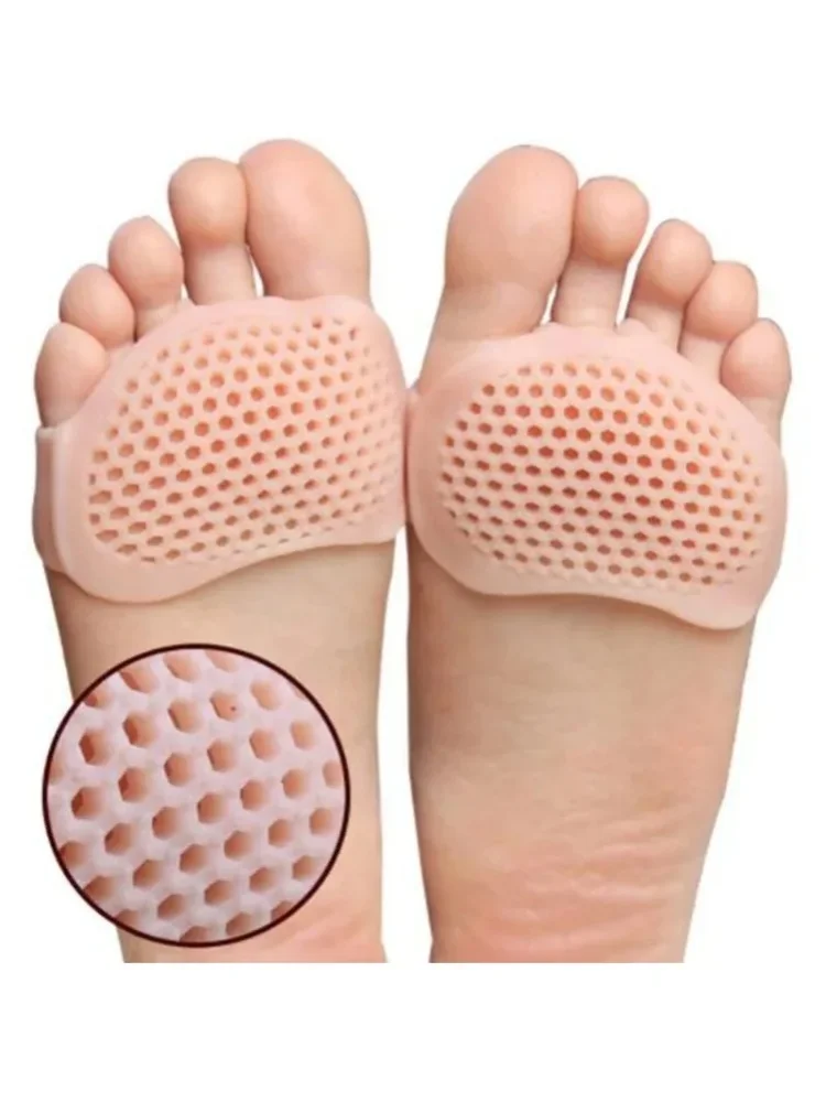 2 Stück Silikon-Gel-Einlegesohlen Zehentrenner Hallux Valgus Orthopädischer Fußschutz Bunion-Adjuster Hallux-Schutz Fußpflege-Polster