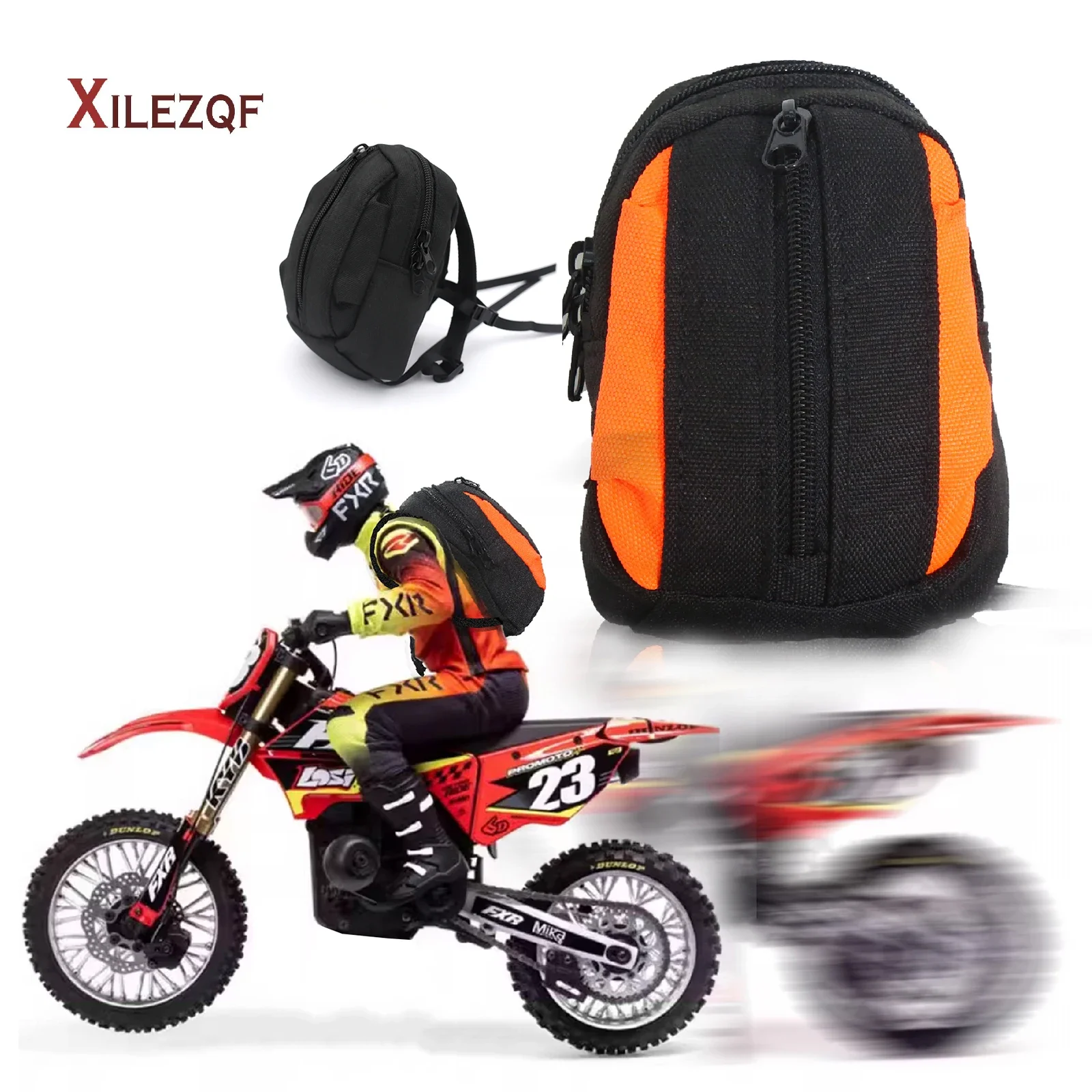 1PCS Mini Spare Wheel Kit Outdoor Climbing Backpack for motorcycle 1/8 1/24 1/10 RC Crawler Car Traxxas TRX4 AXIAL SCX10 RC4WD