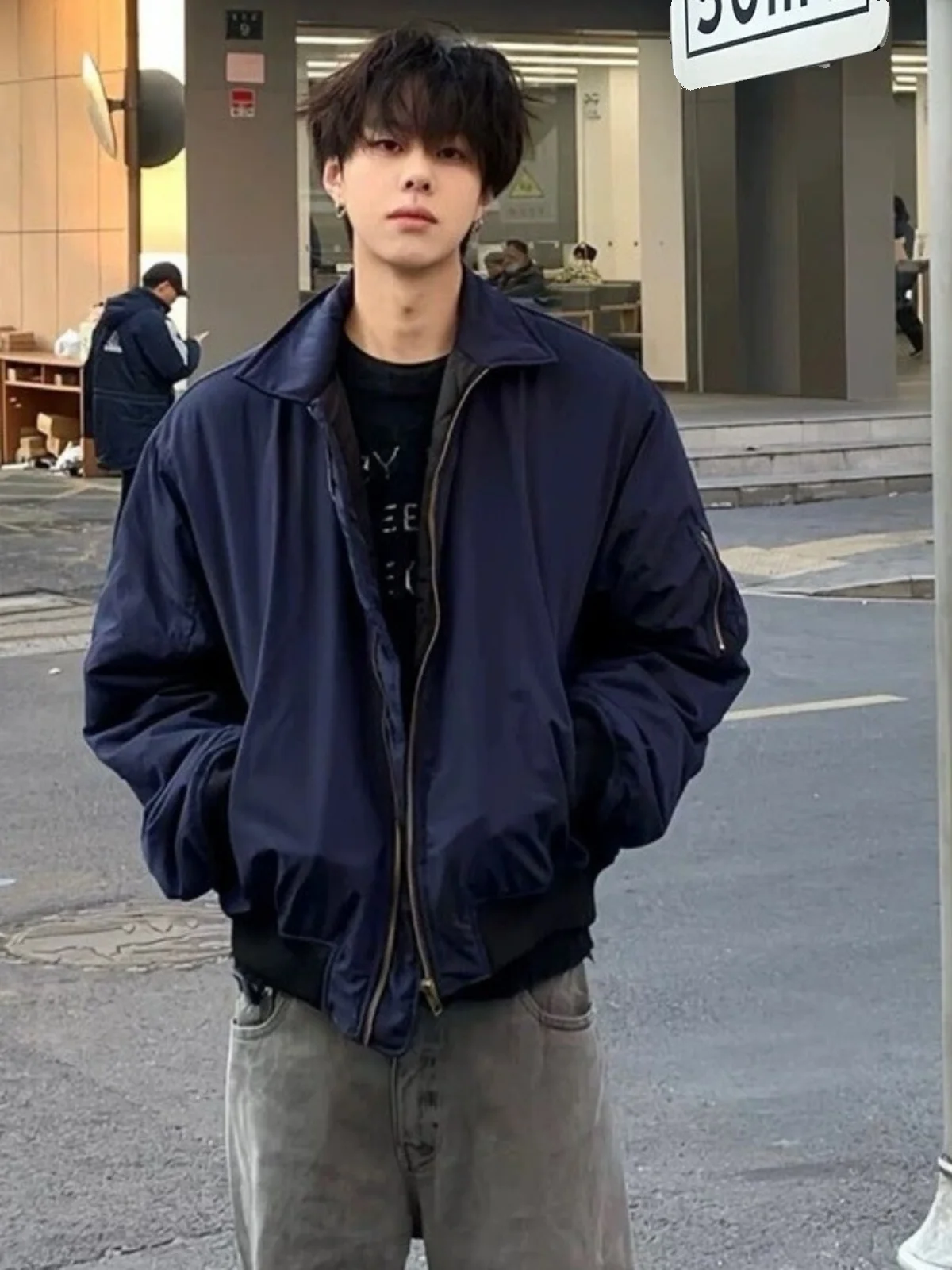 

Мужская рабочая одежда Cleanfit Jaet, осенне-зимняя модная брендовая элитная сенсорная бейсбольная одежда в американском стиле ретро Flight Jaet