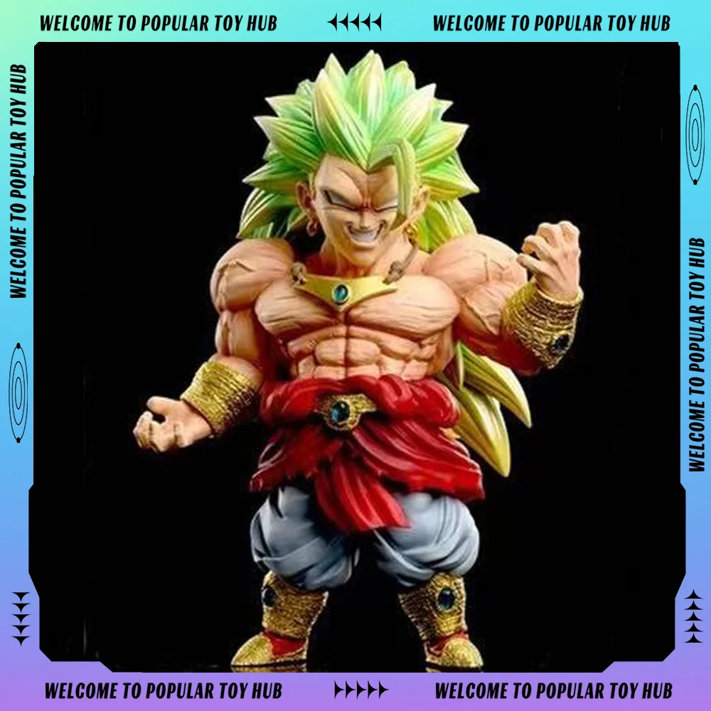 

ГОРЯЧАЯ НОВАЯ фигурка Dragon Ball Super Saiyan 3, фигурки Broli Muscle Broly, ПВХ фигурка, анимационная Коллекционная статуя, модель игрушки, подарки