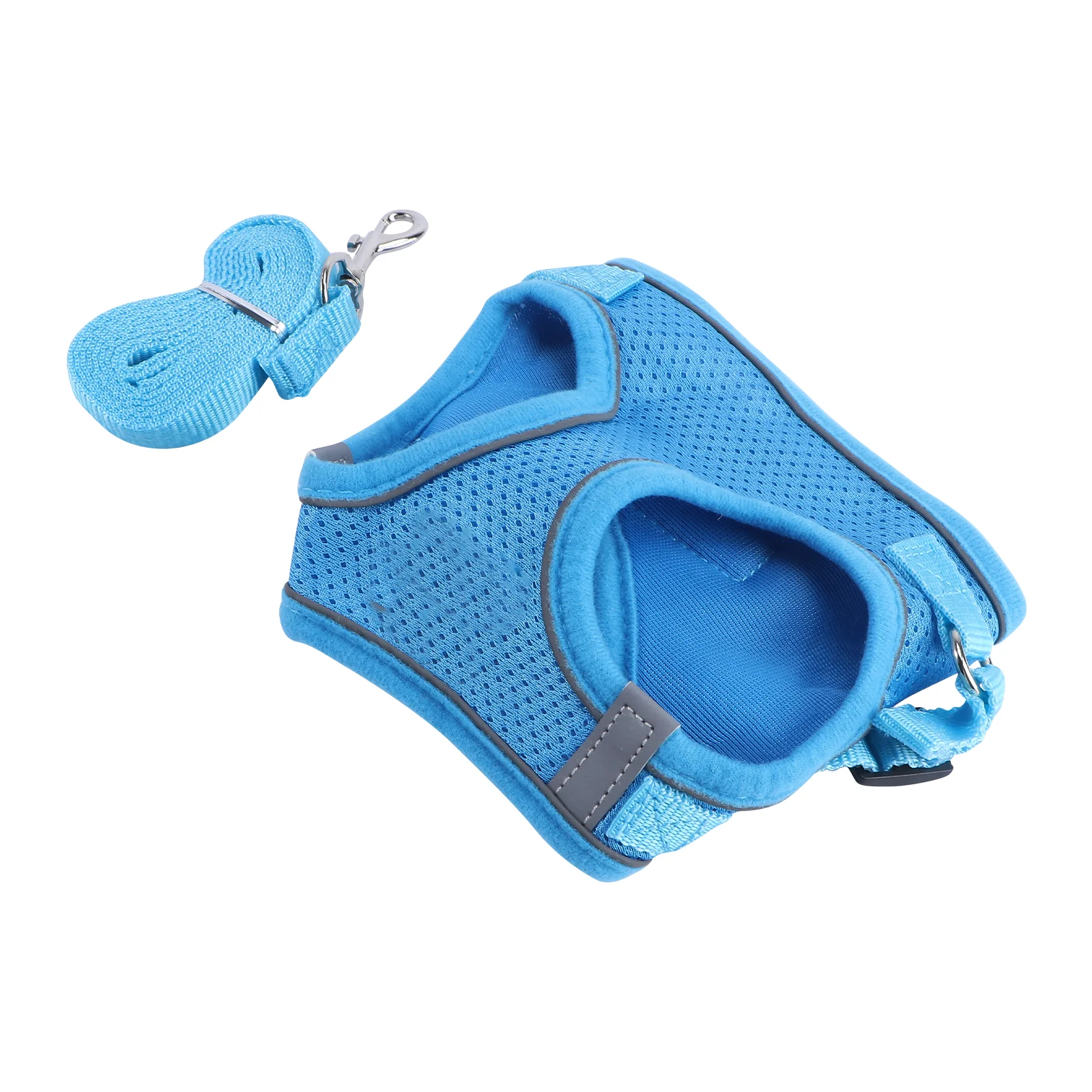 

Pet Harness Dog Vest Set Breathable Puppy Chest Strap Reflective for Small Dogs Walking Easy Clean Durable Comfortable Pet