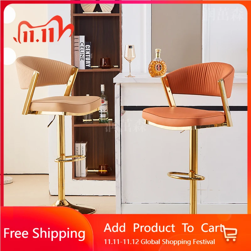 

Design Height Barstools Cream Modern Long Balcony Gaming Wishbone Barstools Gray Minimalist Sillas Para Comedor Home Furniture