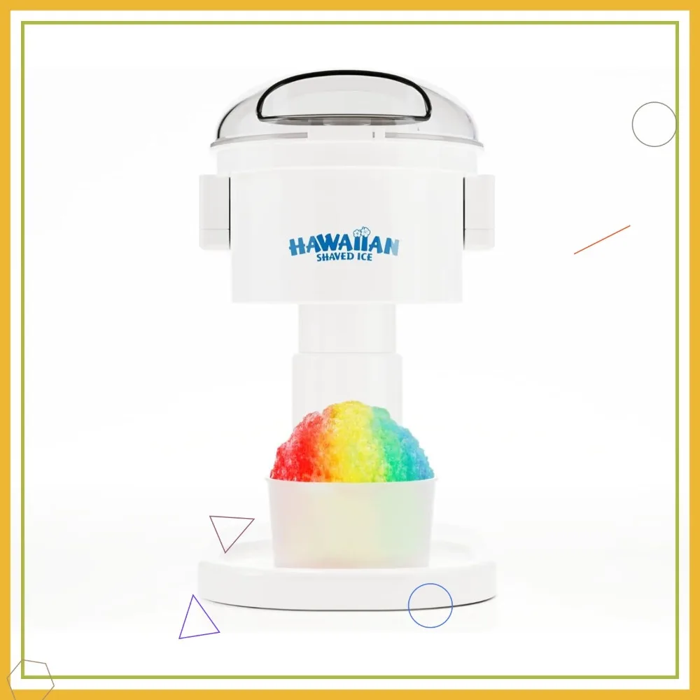 

Детская электрическая машина для приготовления снежных конусов (гавайского льда), проста в использовании и безопасна.