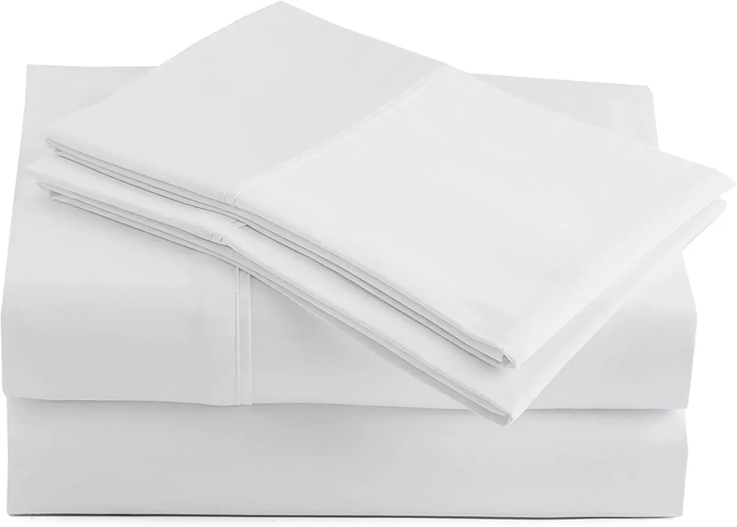 Pima, Bed Sheets Set with 4 Pieces, 415 Thread Count, Percale, 100% Peruvian Pima Cotton, Hotel Luxury Quality, Extra Soft and C