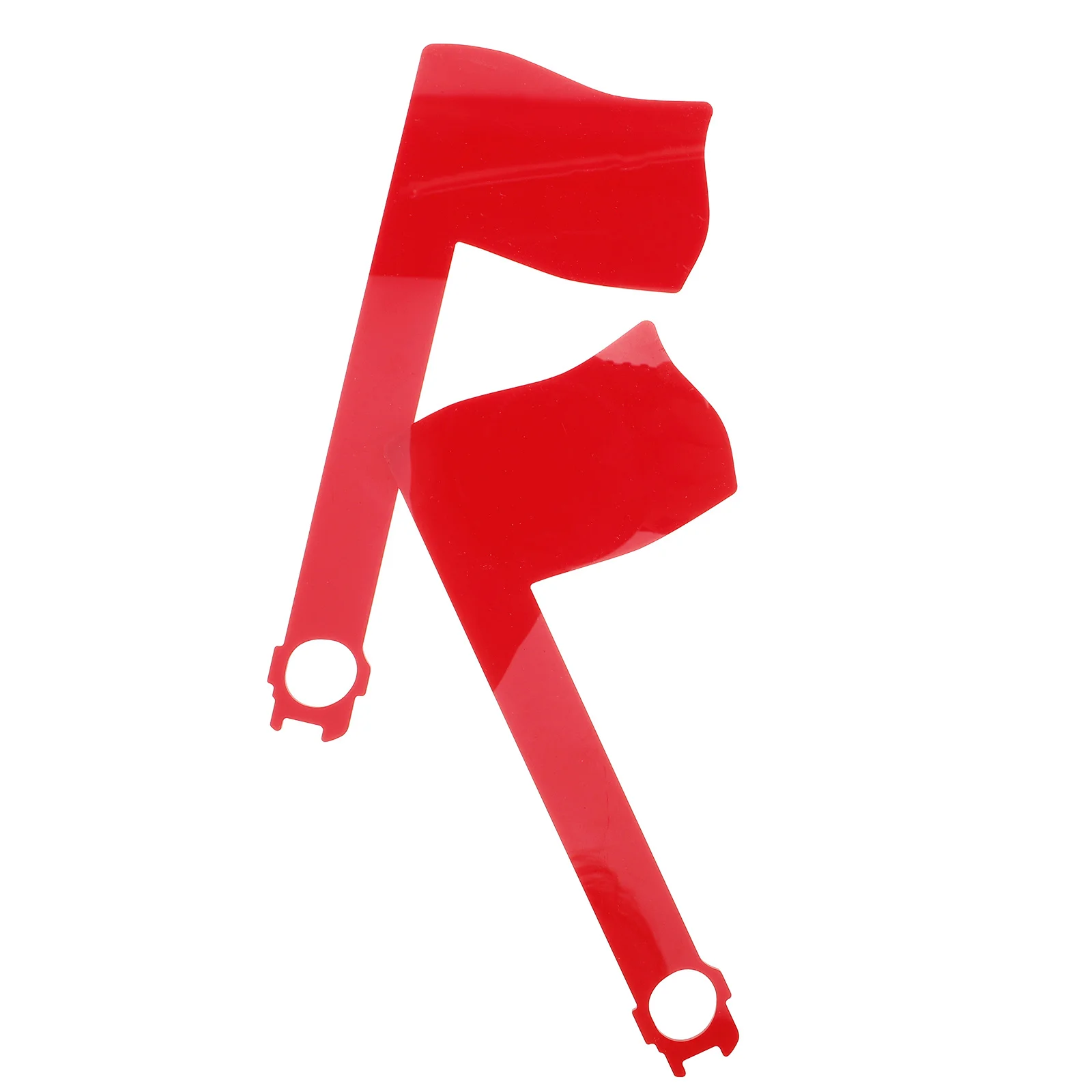 

2 Pcs Mailbox Flag Attachment Garden Universal Yard Replacement Email Accessories Diy for Decals