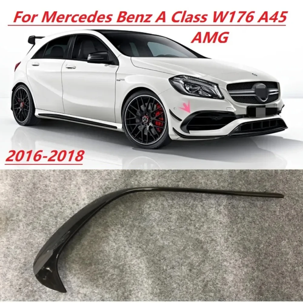 Amortecedor dianteiro spoiler lábio dianteiro lâmina inferior grade para mercedes benz a classe w176 a45 2016 2017 2018