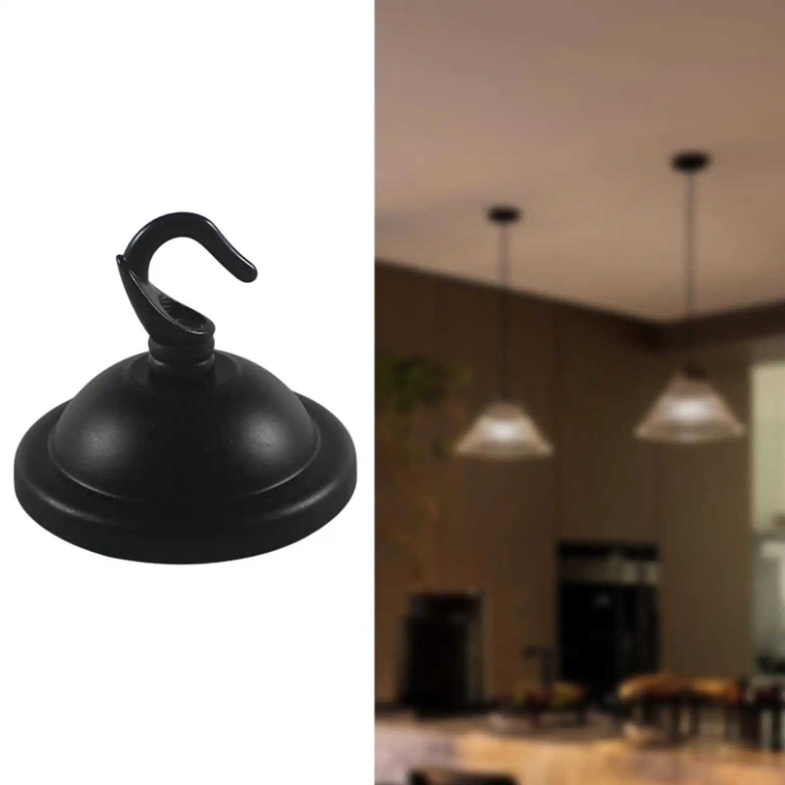 Versatile Ceiling Hook Metal Wall Hanger for Plants Lights Decorations Self Adhesive Home Garden Bedroom Outdoor Use