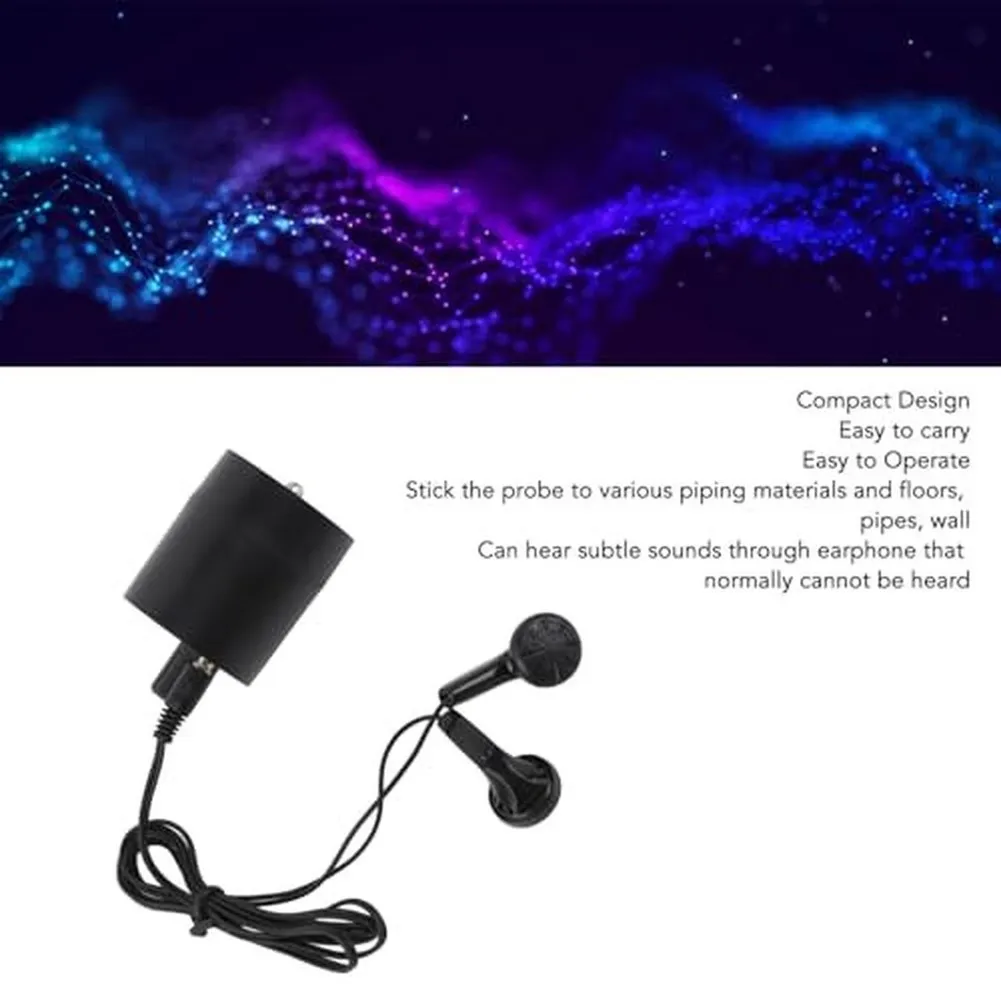 Sound Analyzer Water Leak Detector for Detecting Hidden Leaks in Pipes Floor Heating Systems and Building Structures