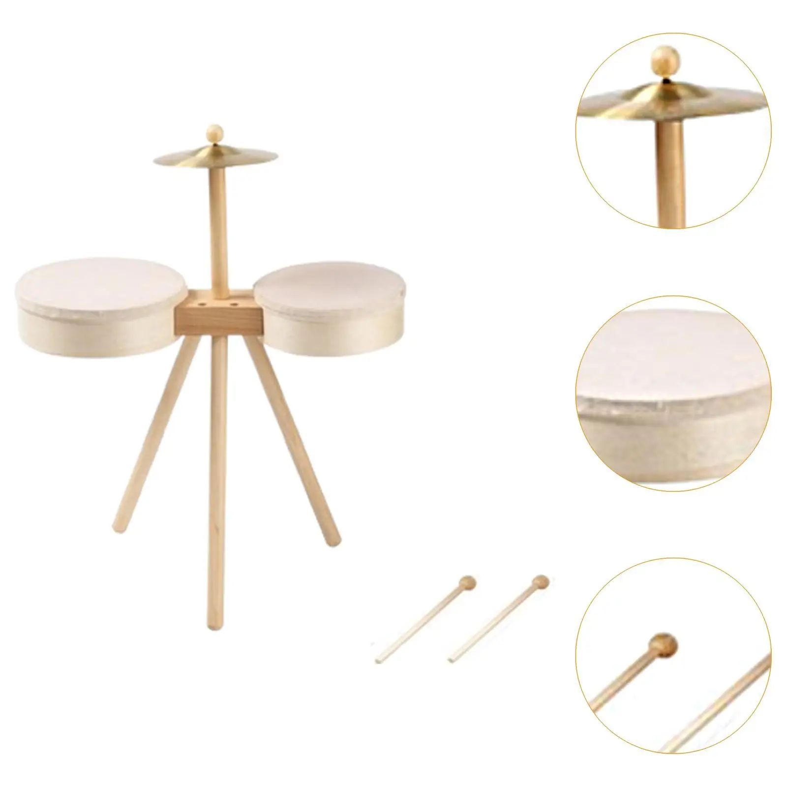 Kleine drumstel Vroeg onderwijs Verjaardagscadeaus voor jongen meisje Muziekspeelgoed Educatief percussie speelgoed Muziekinstrumenten voor kinderen