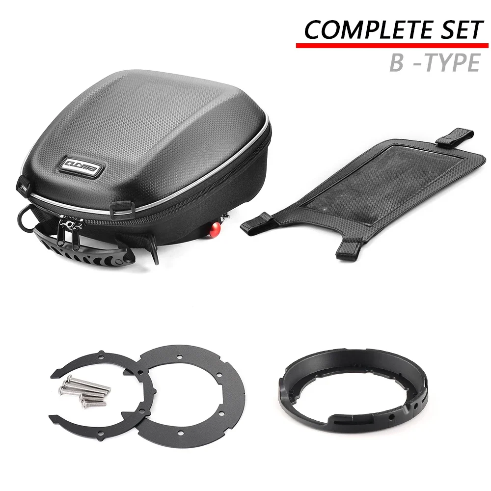 Tank Bag For Tiger 800 900 1050 1200 1215 Speed Triple Daytona 675 Trident 660 Sprint 1050 955 Motorcycle Luggage Quick Lock Par image 3