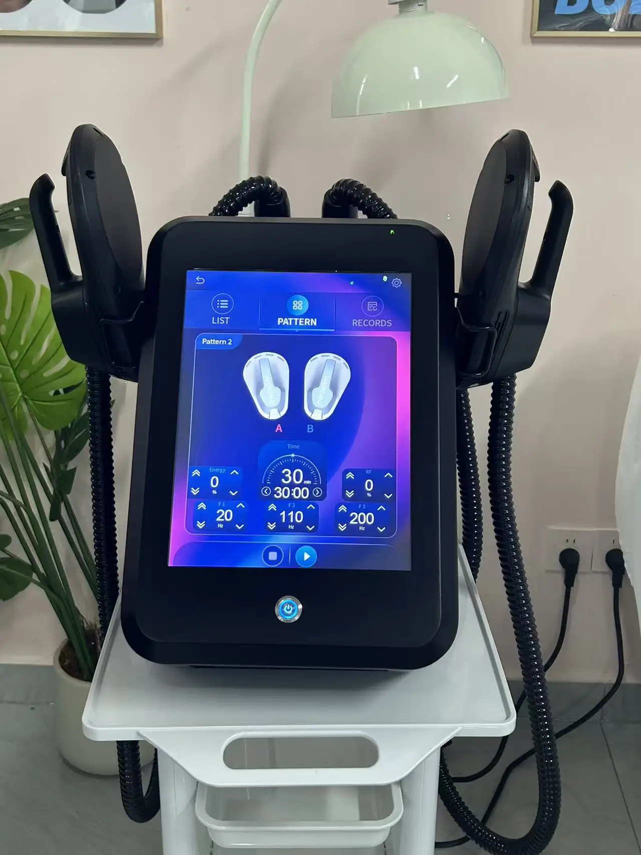 

NEO RF EMS Body Sculpt Machine 15 Electromagnetic Sculpting Slimming Fat Stimulation Muscle Stimulation Pelvic Body EMS