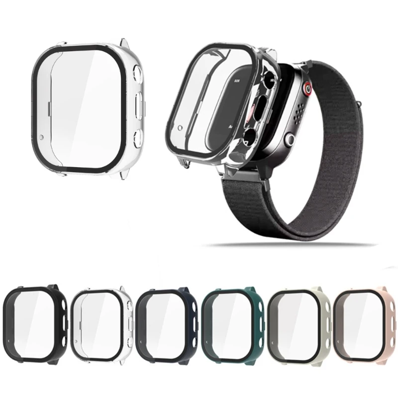 Protective Case Sleeve For Cosmo JrTrack 3 Waterproof Screen Protector Shell Smartwatch Housing PC Tempered Glass Cover