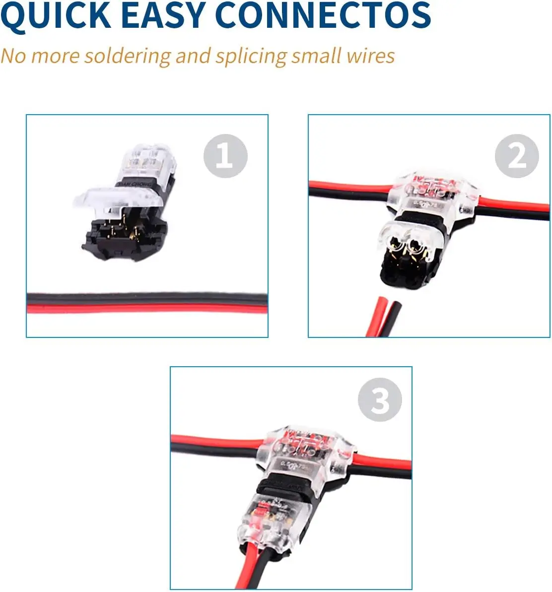 10 قطعة موصلات الأسلاك موصلات الأسلاك الجهد المنخفض اتصال الصلبة ، موصلات أسلاك الصنبور T ، موصلات لصق الأسلاك T نوع 2 دبابيس #4