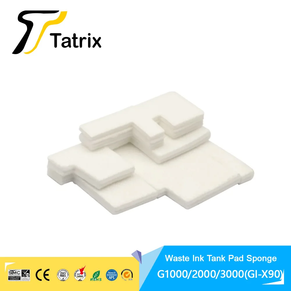 

Губка Tatrix G1000 G2000 G3000, совместимая с емкостью для отходов чернил, губка для Canon PIXMA G1000