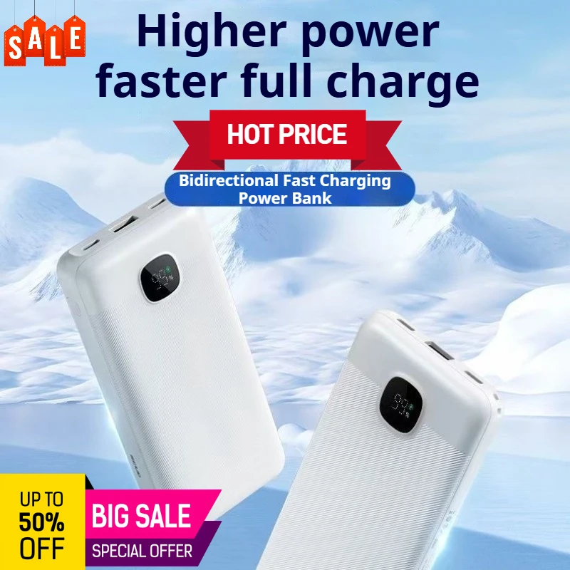 

Внешний аккумулятор 10000 мАч, 22.5 Вт, поддерживает быструю зарядку Apple PD, универсальный внешний аккумулятор с разъемом TYPE-C для мобильных телефонов