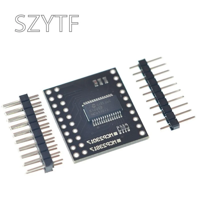 MCP23017 Serial Interface Module IIC I2C SPI MCP23S17 Bidirectional 16-Bit I/O Expander Pins 10Mhz Serial Interface Module