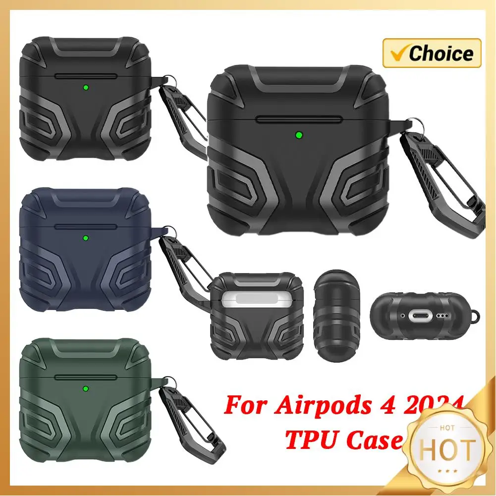 TPU Case for Airpods 4 2024 Earphone Case Shockproof Protective Case Protective Shell Skin for Airpod 4th Gen Charging Case 2024