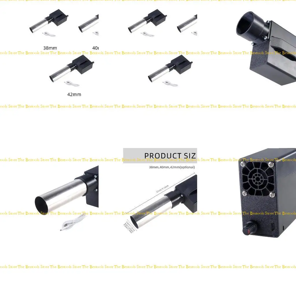 

12PF Перезаряжаемая электрическая воздуходувка для вентилятора барбекю с аккумулятором 1800 мАч для эффективного начала пожара