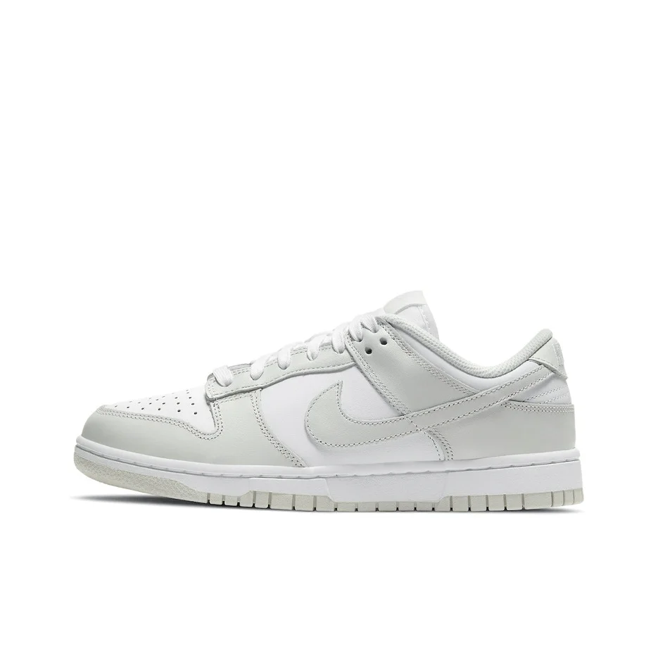 Zapatillas Nike Dunk Leather Low Top para Skateboard, para Mujer, Blanco y Gris, DD1503-103
