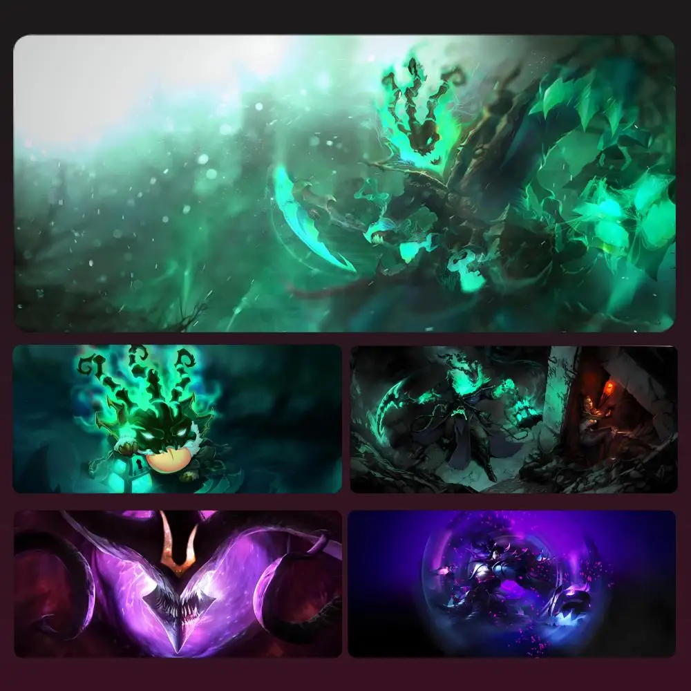 

Game League Of Legends Thresh Large Computer Gaming Accessories MousePads Desk Mats Anti-slip Laptop Soft Mice Pad Mouse Mat