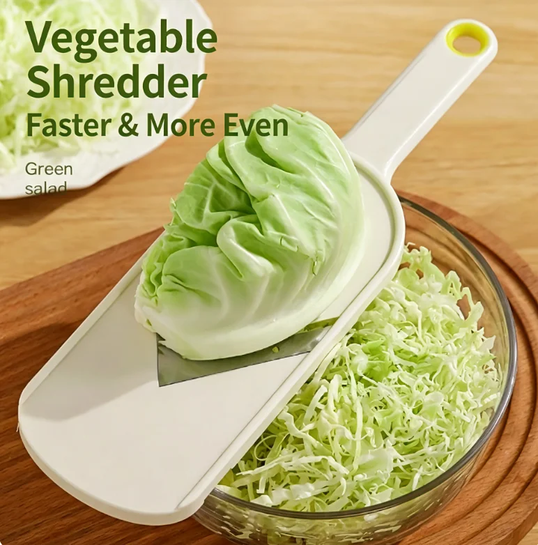 Kitchen Gadgets Cutting Tools - Multi‑Functional Vegetable Slicer Grater Cutter Shredder,