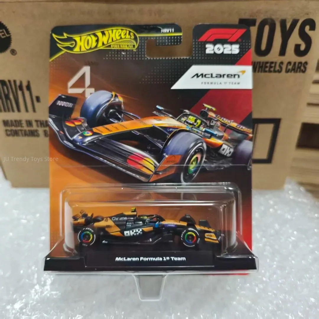 Hot Wheels F1 Race Car 2025 Premium Diecast Alloy Model Car Red Bull Mclaren Mercedes Amg For Collection Enthusiasts