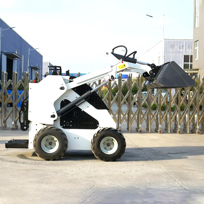 For Sale Mini Skid Steer Loader Mini Skid Steer Loader Small Garden Loader Crawler Mini Skid Steer Loader Support Customization