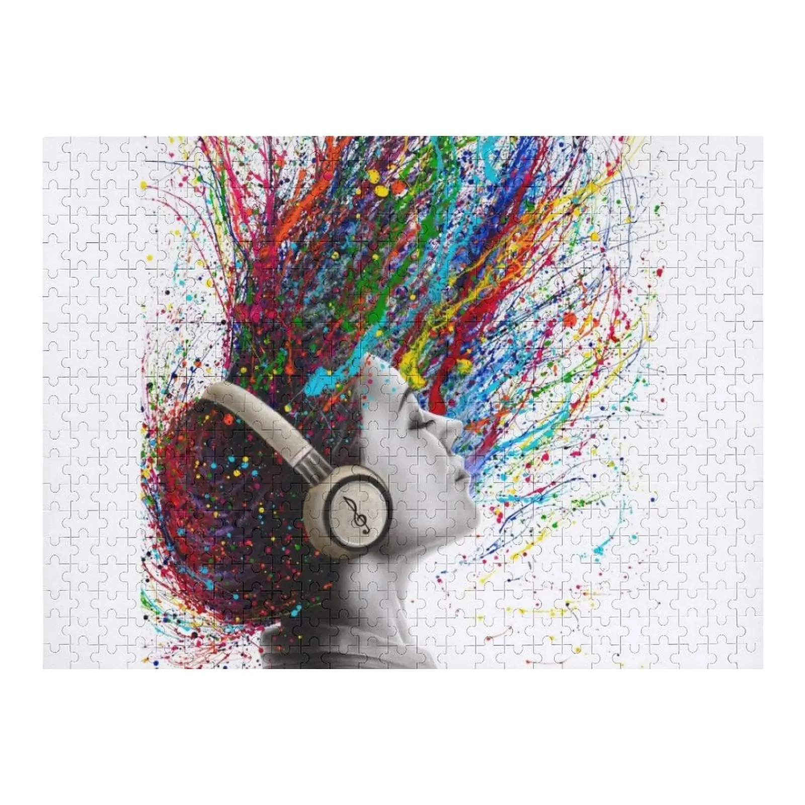 

Пазл Music Me Персонализированный персонализированный деревянный пазл с именем